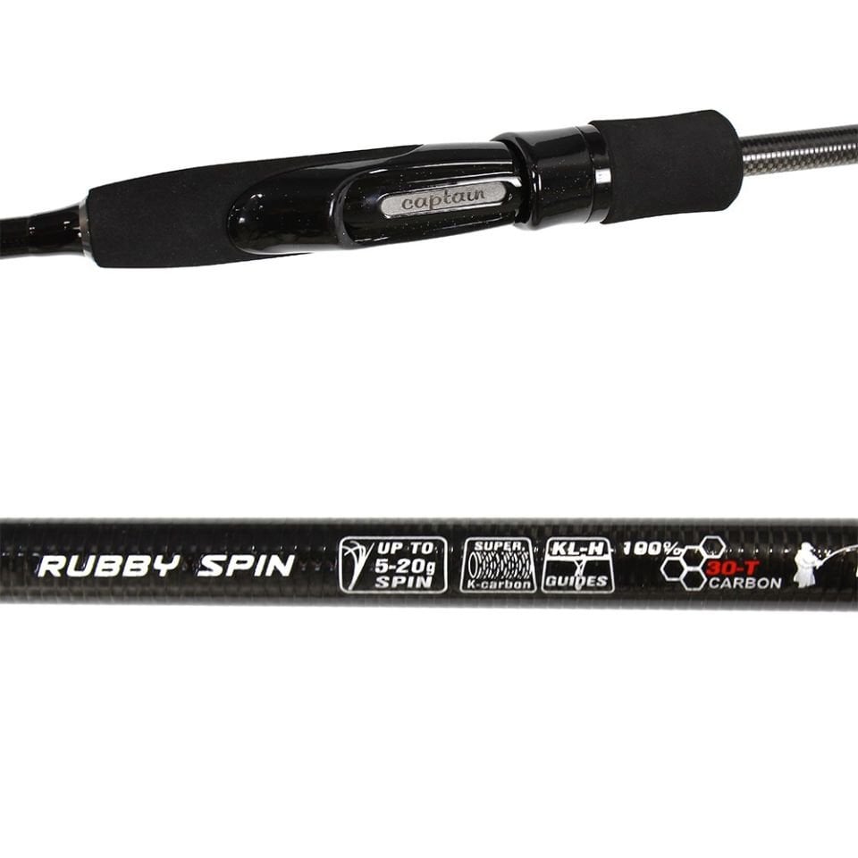 Captain 1368 Rubby 2 Parça Spin Kamış 5-25gr Atar