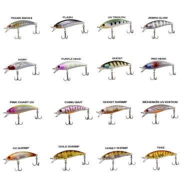 Ryuji Baby Minnow Sinking 5cm 4.5gr Maket Yem