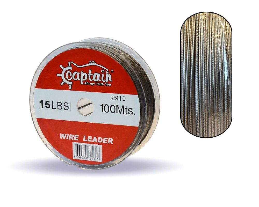 Captain Çelik Tel 100mt Steel Wire Leader