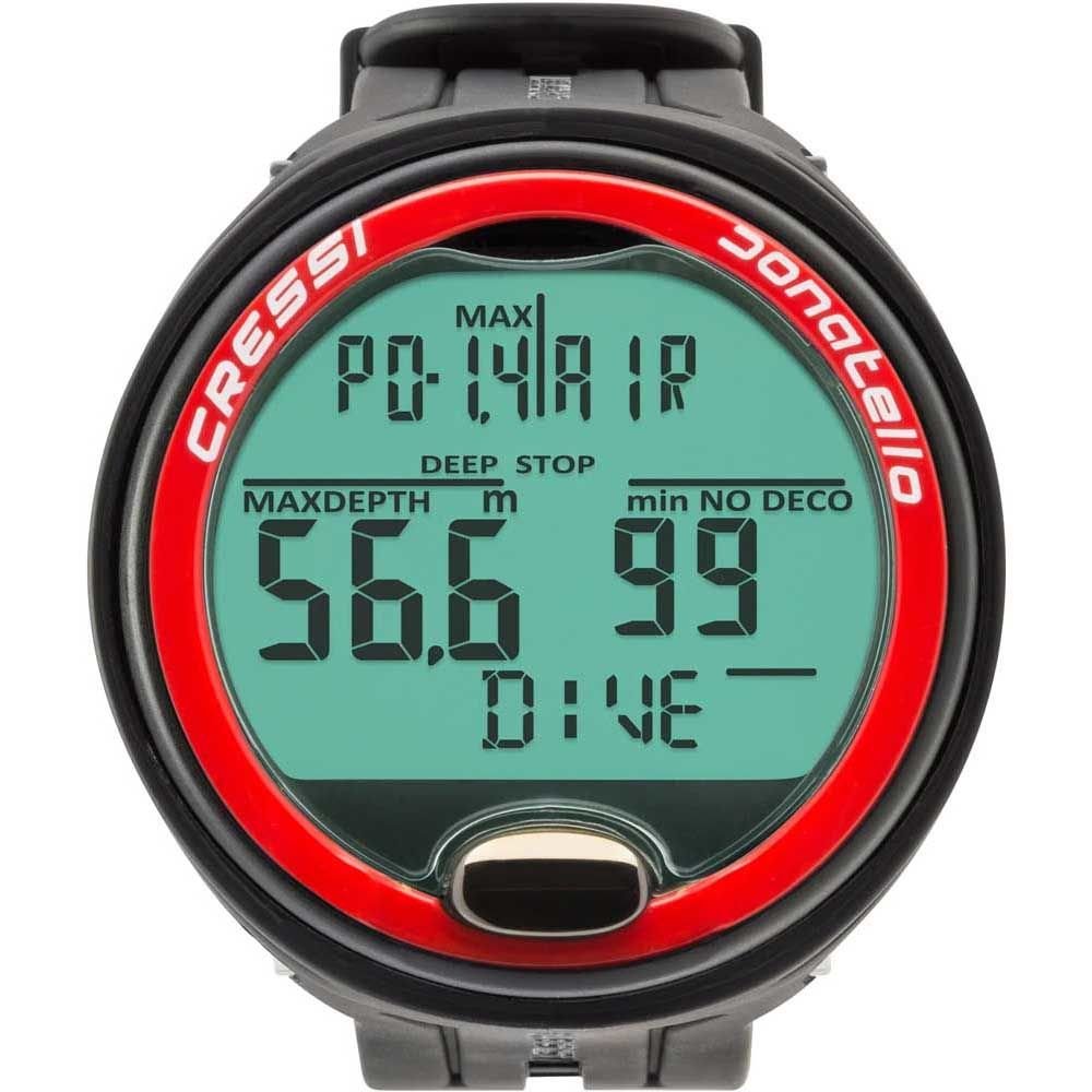 Cressi Donatello Diving Computer BLACK - RED