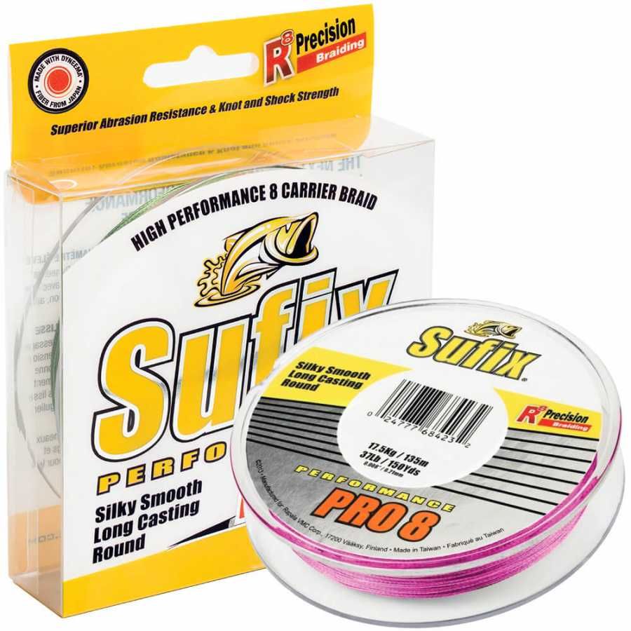 Sufix Performance Pro8 İp Misina PINK - 0.21MM - 135MT - 17.5KG