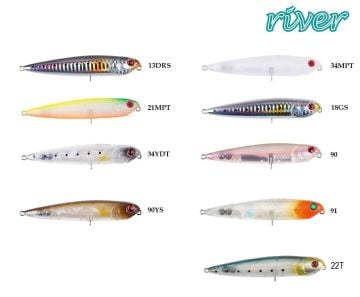 River Seabass Bullet 95 9.5Cm 11G Popper Maket Balık