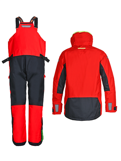 Fujin Pro Angler Off Shore Suit Red Navy