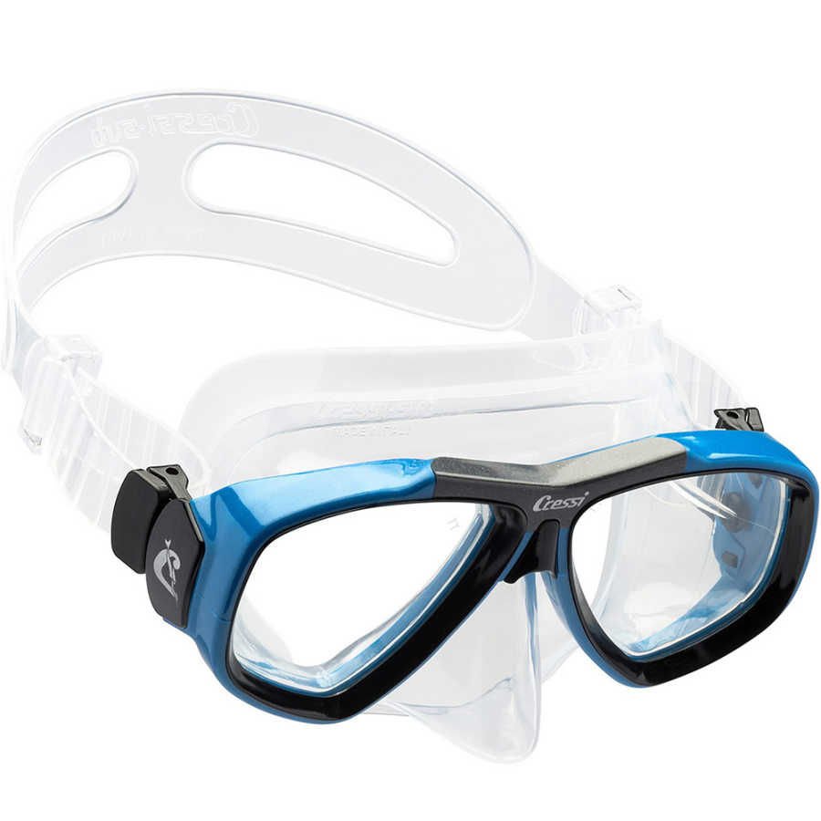 Cressi Focus Dalış Maskesi CLEAR-BLUE