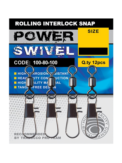 Trabucco Rolling İnterlock Snap Klipsli Fırdöndü