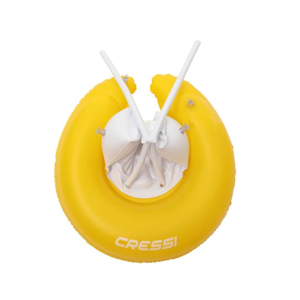 Cressi Baby Swim Ring With Seat And Braces Can Simidi YELLOW - 32X50CM