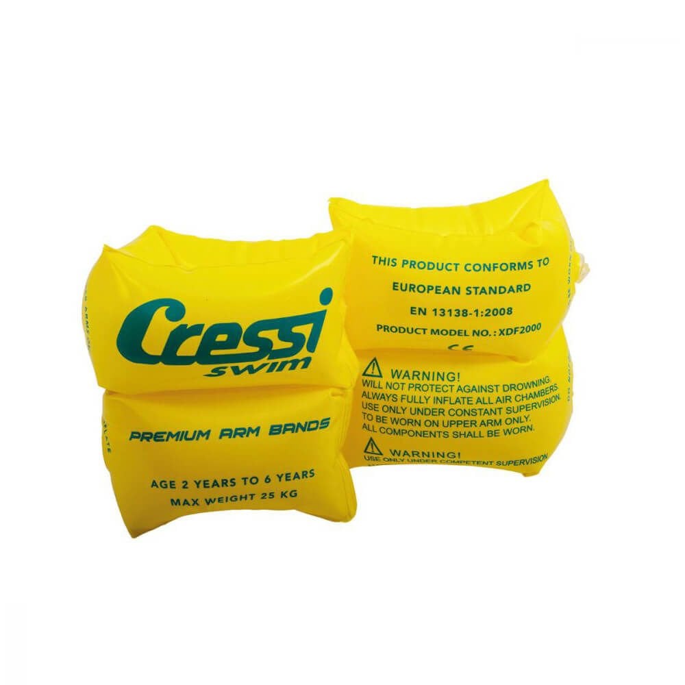 Cressi Arm Bands (Kolluk) YELLOW