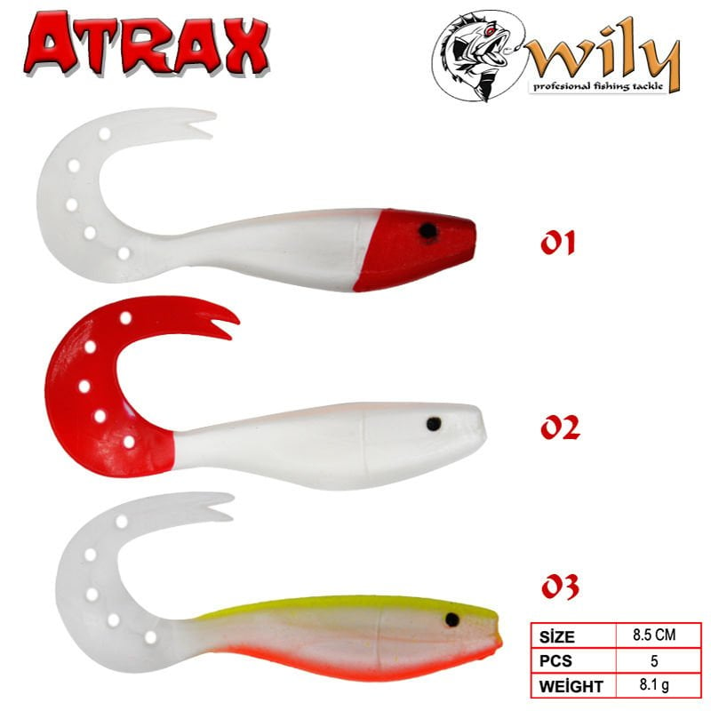 Wily Atrax Turna Silikon 8.5 cm