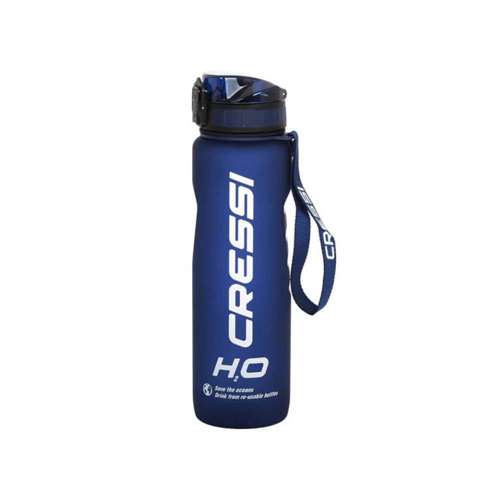 Cressi H2O Frosted Cam Termal Suluk MAVİ - 1 LT