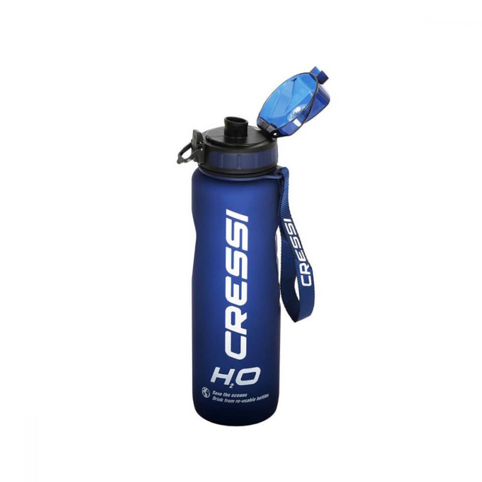 Cressi H2O Frosted Cam Termal Suluk MAVİ - 1 LT