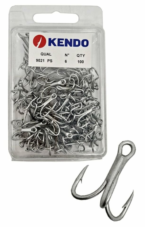 Kendo 9021 PS Faultless Treble 100 Adet 3 lü Çarpma İğnesi