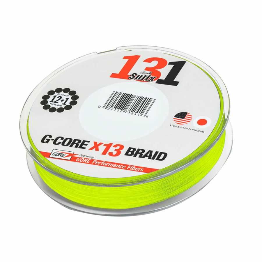 Sufix 131 G-Core X13 İp Misina NEON CHARTREUSE - 0.165MM - 150M - 9.1KG