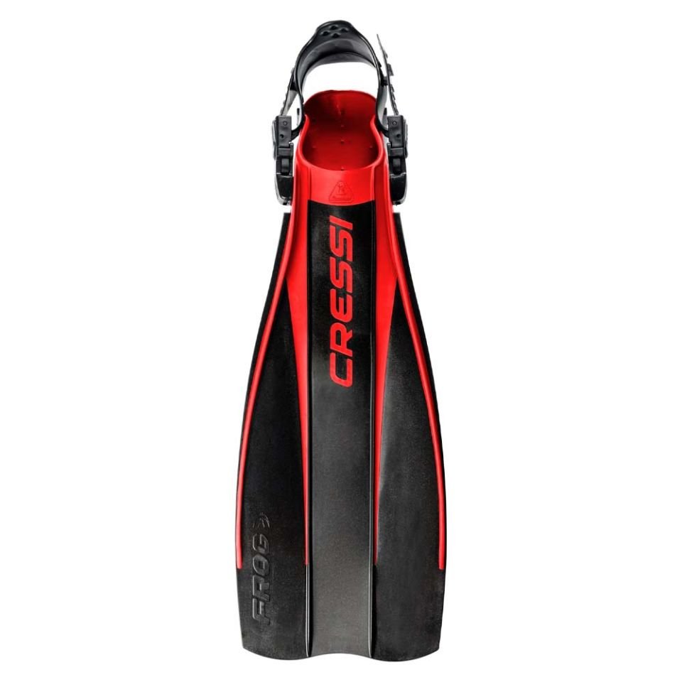 Cressi Frog Dalış Paleti SİYAH - KIRMIZI - XS-S