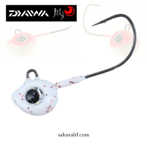 Daiwa Gekkabijin SW Light Jig Head SS Red Glow #8