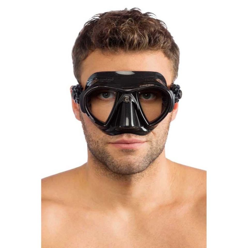 Cressi Nano Dalış Maskesi BLACK-BLACK
