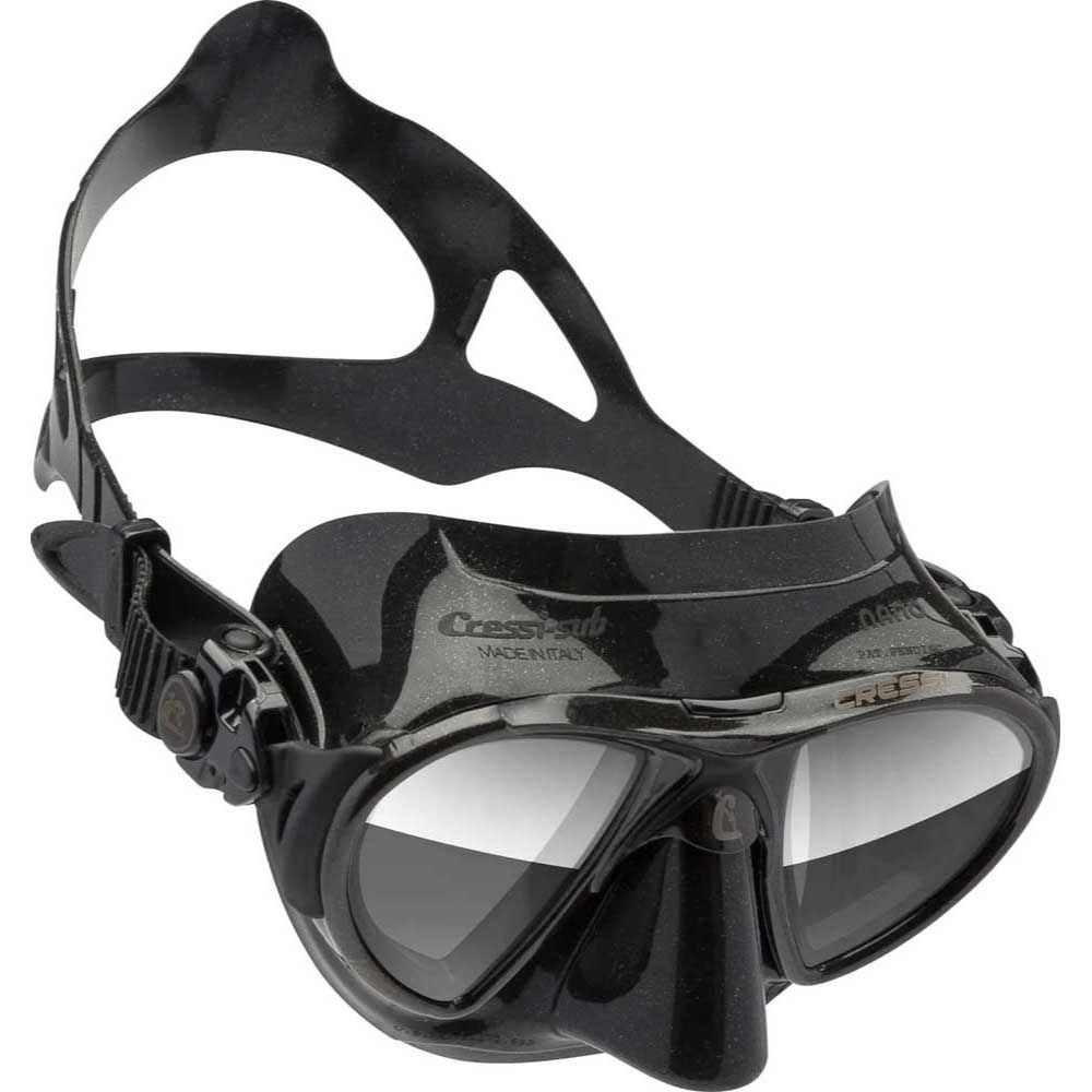 Cressi Nano Dalış Maskesi BLACK-BLACK-HD MIRRORED
