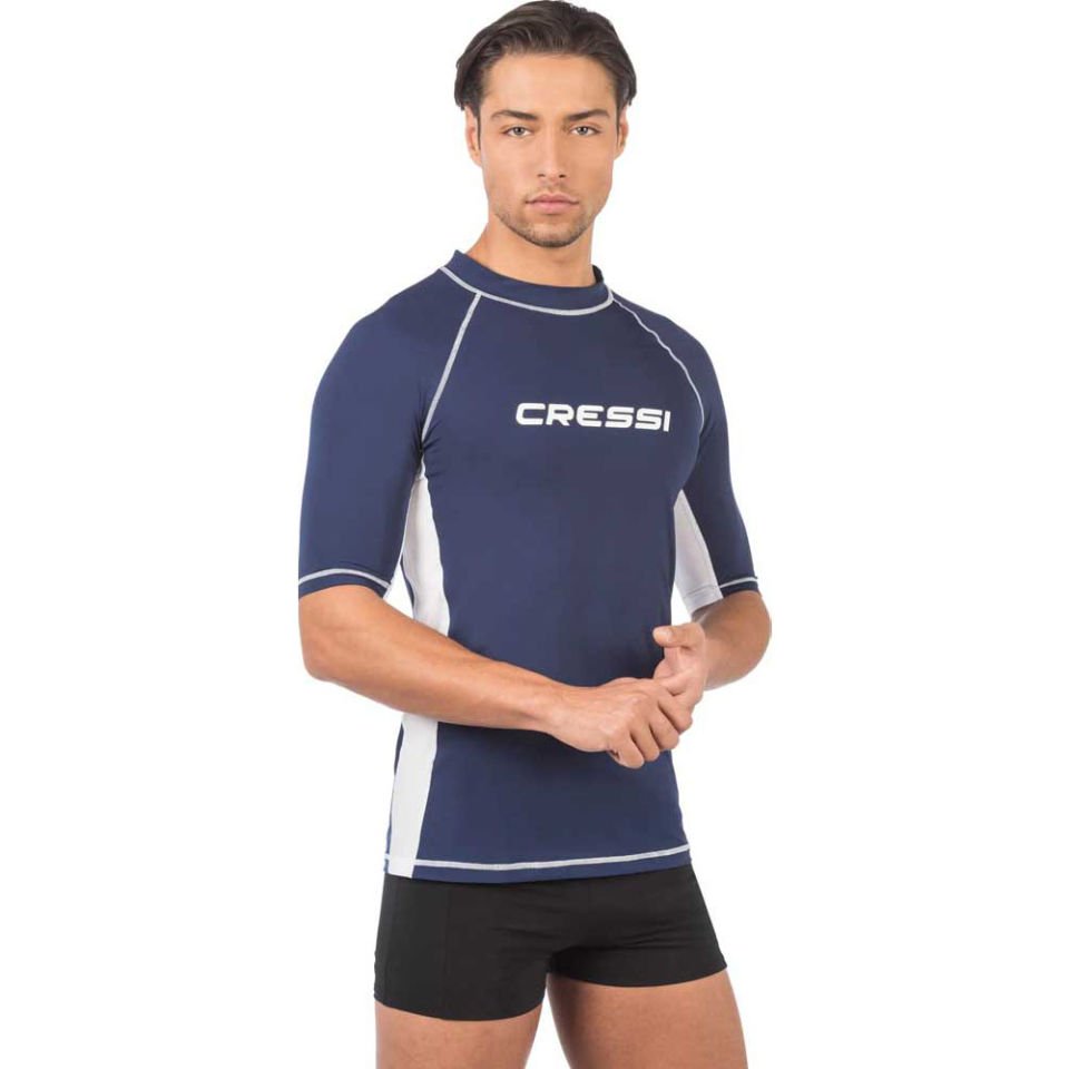 Cressi Rash Guard Man T-Shirt DARK BLUE - M - NO:3