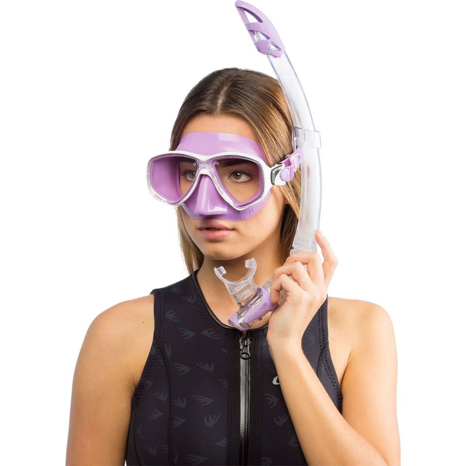 Cressi Marea Maske Gamma Şnorkel Seti LILAC-LILAC