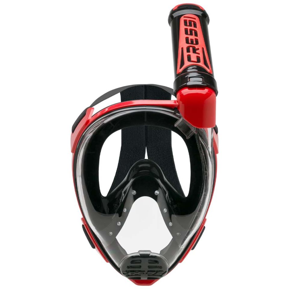 Cressi Duke Tam Yüz Maske BLACK-RED - M - L