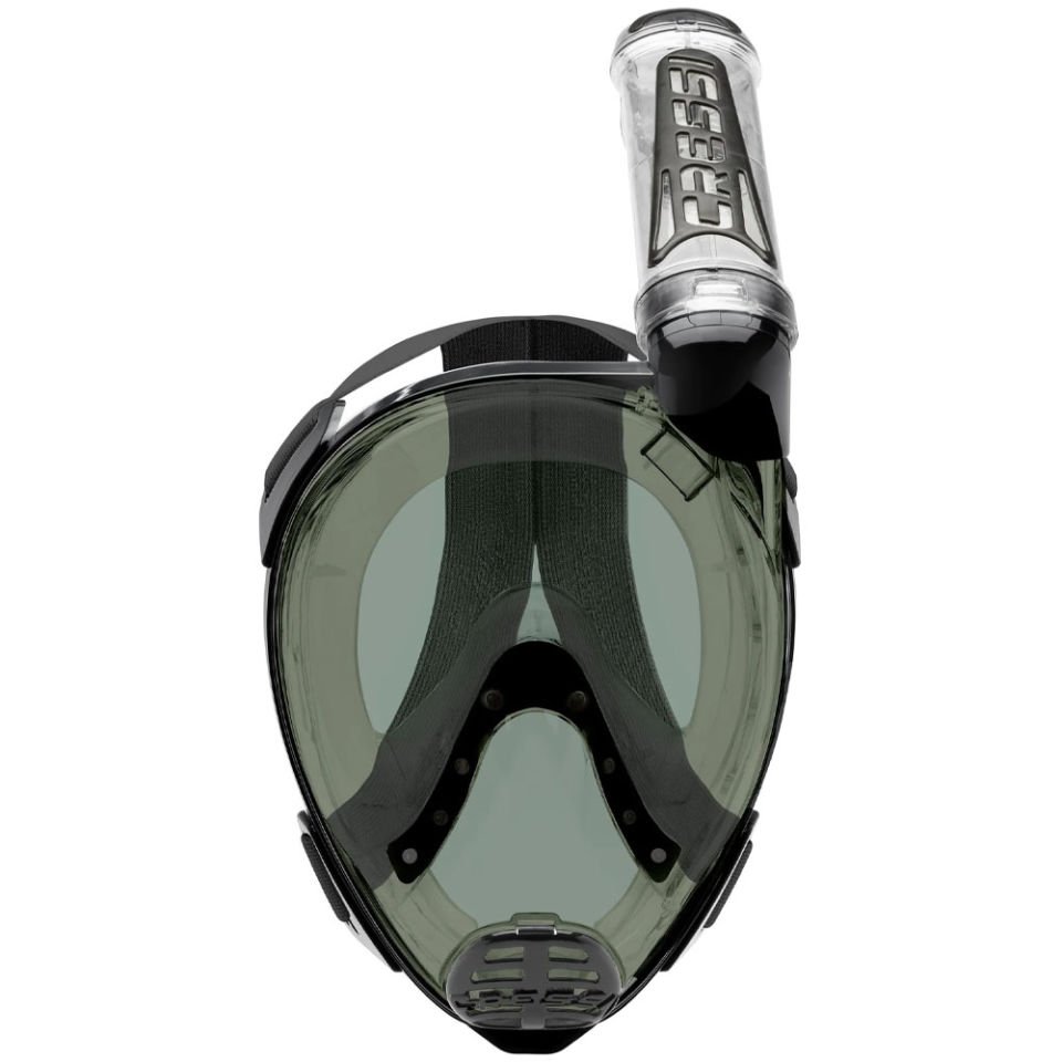 Cressi Duke Tam Yüz Maske CLEAR-BLACK-SMOKED LENS - M - L