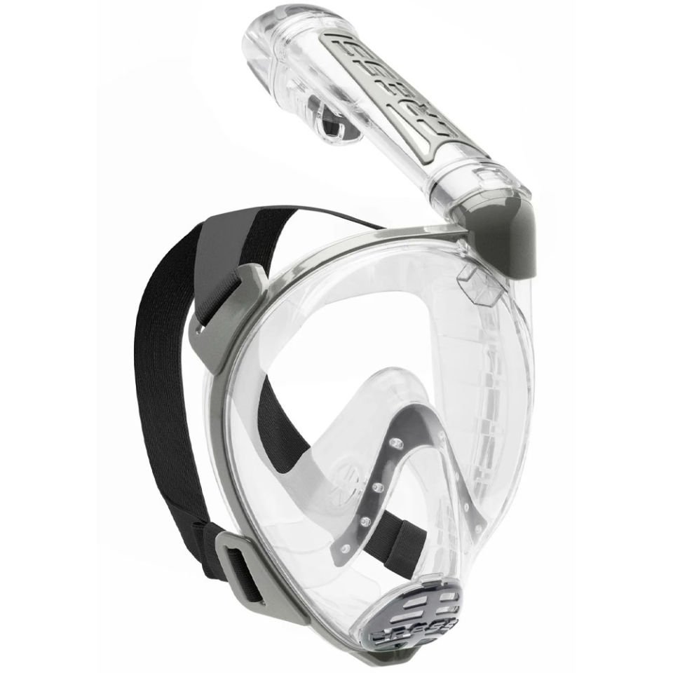 Cressi Duke Tam Yüz Maske CLEAR-SILVER - S - M