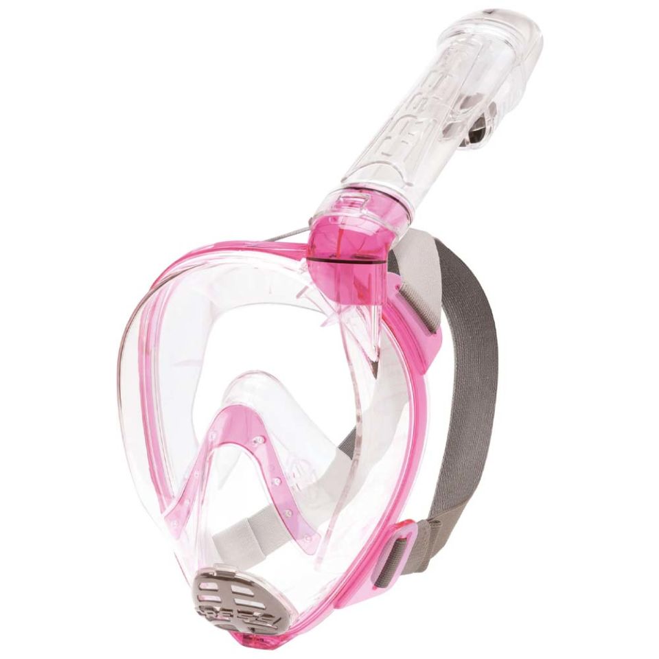 Cressi Baron Tam Yüz Maske CLEAR-PINK - M - L