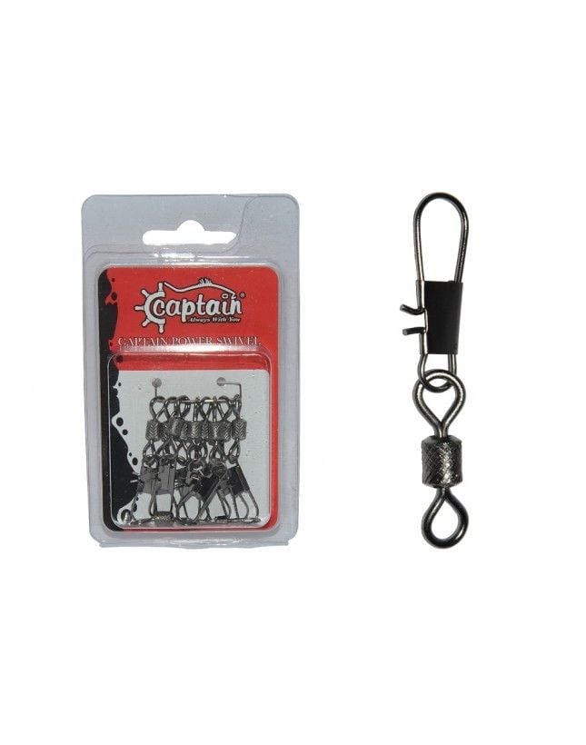 Captain 5023 Kilitli Klips İnox 10'lu Paket Black Nikel