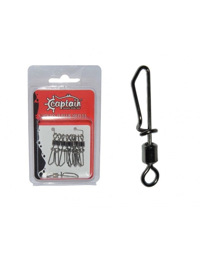 Captain 5027 Kilitli Klips Speed 10'lu Paket Black Nikel