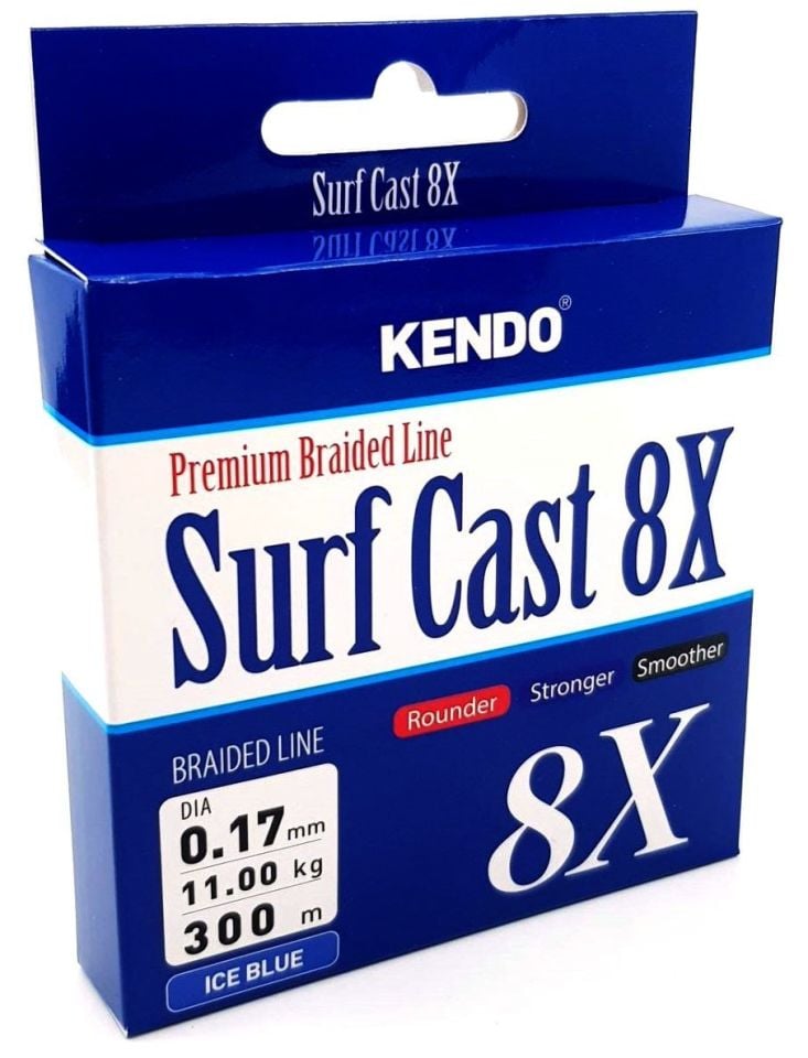 Kendo Surf Cast 8X Fighting 300 mt Örgü İp ( ICE BLUE)