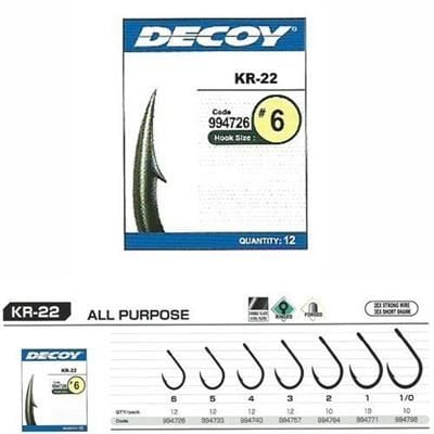 DECOY KR-22 Black Nickel Olta İğnesi