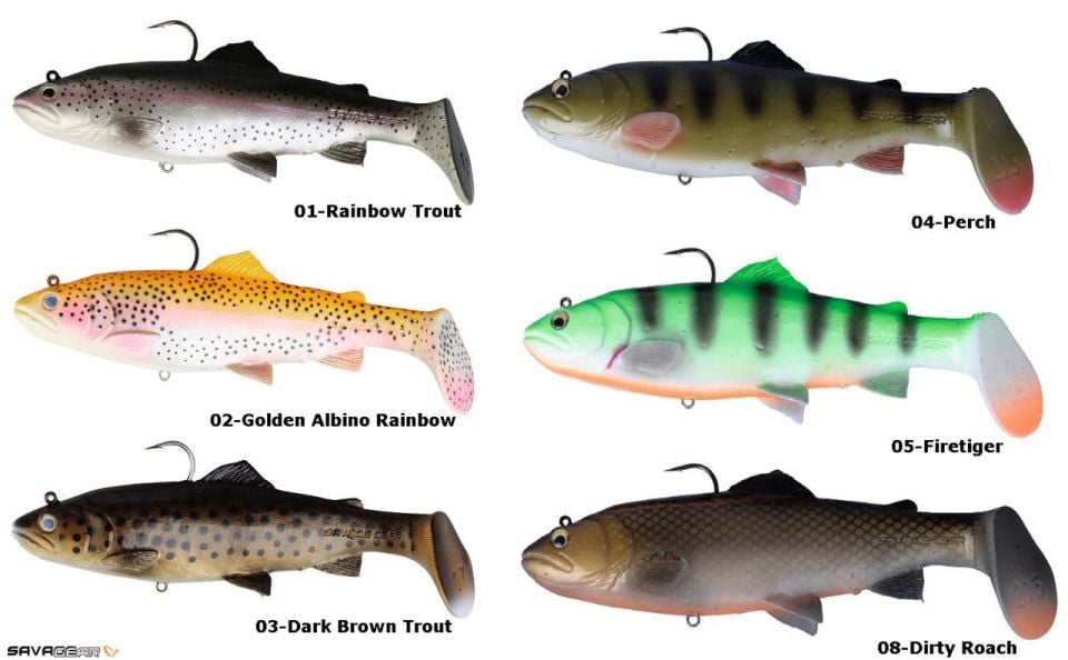 Savage gear 3D Trout Rattle Shad 12.5 cm 35 gr Suni Yem