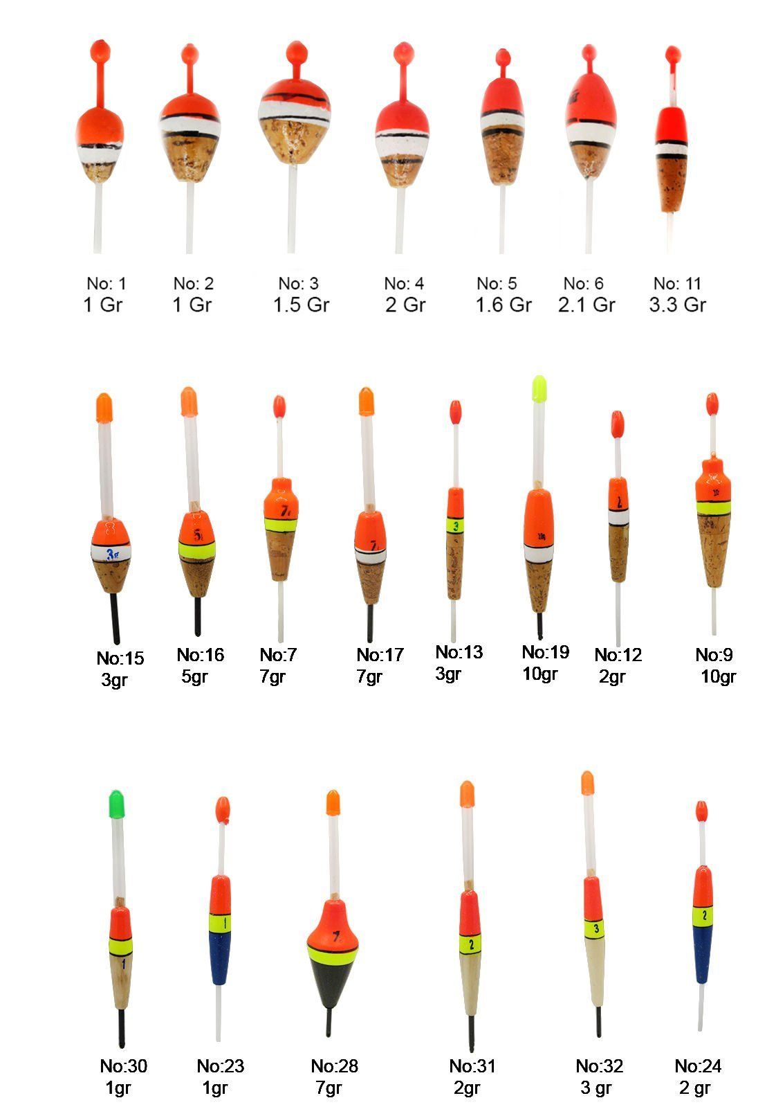 Mantar / Ahşap Şamandıra 25P No2