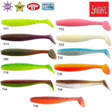 Lucky John Minnow 3.3'' (8.38 cm) 7P Silikon Yem