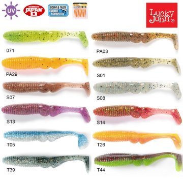 Lucky John Mr. Greedy 3.9'' (9.91 cm) 5P Silikon Yem