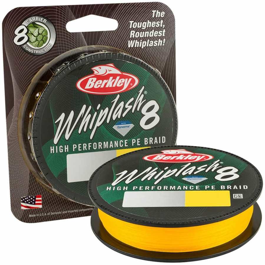Berkley Whiplash 8 Braid İp Misina YELLOW - 0.12MM - 300MT - 17.5KG