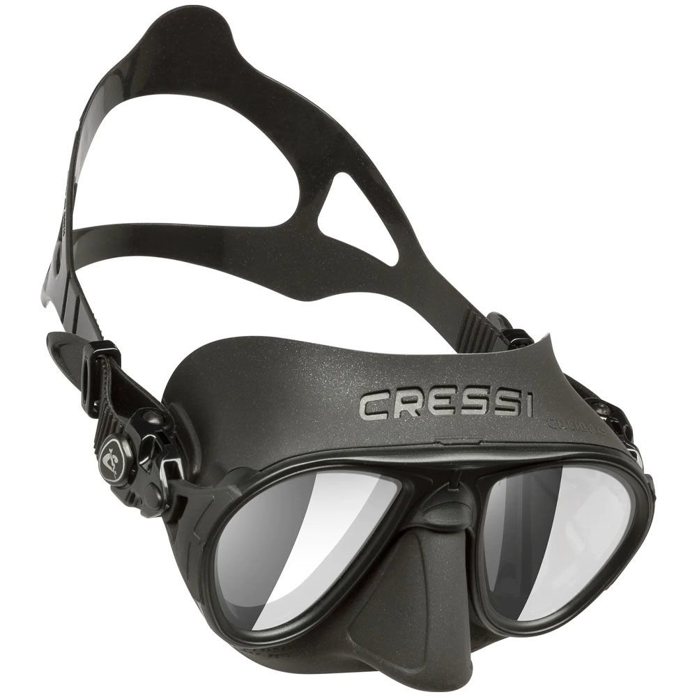 Cressi Calibro Dalış Maskesi BLACK-BLACK-HD LENS