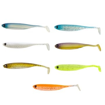 Lucky John Makora 3D Shad Tail 4'' (10.16 cm) 6P Silikon Yem