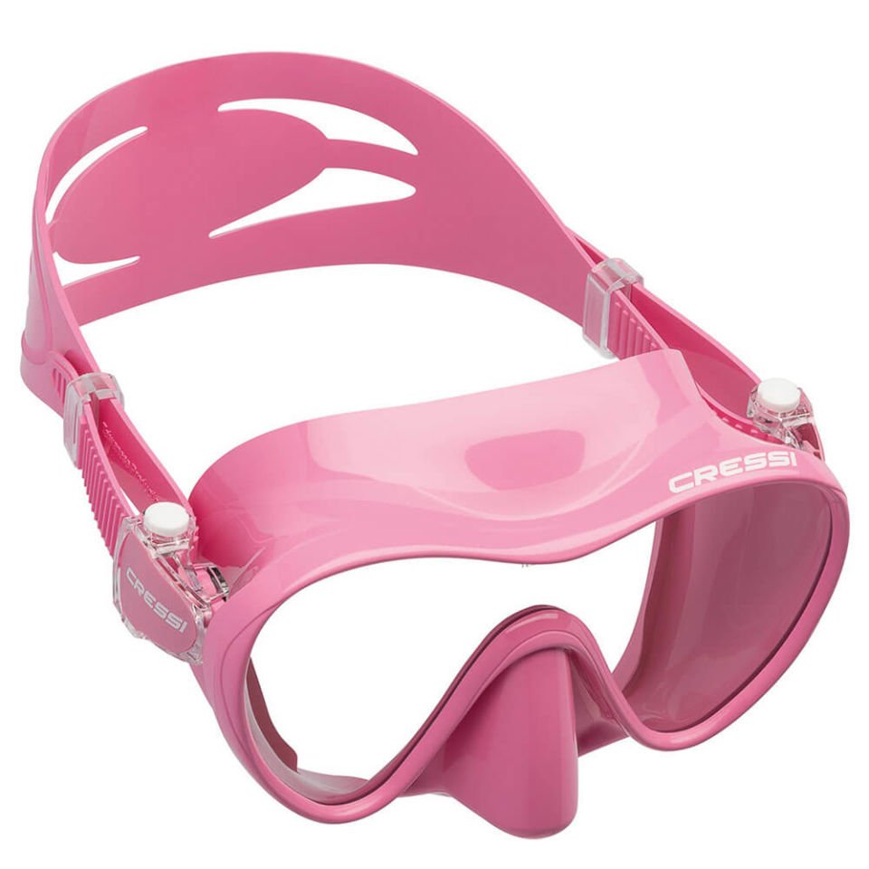 Cressi F1 Frameless Dalış Maskesi PINK - ÇOCUK