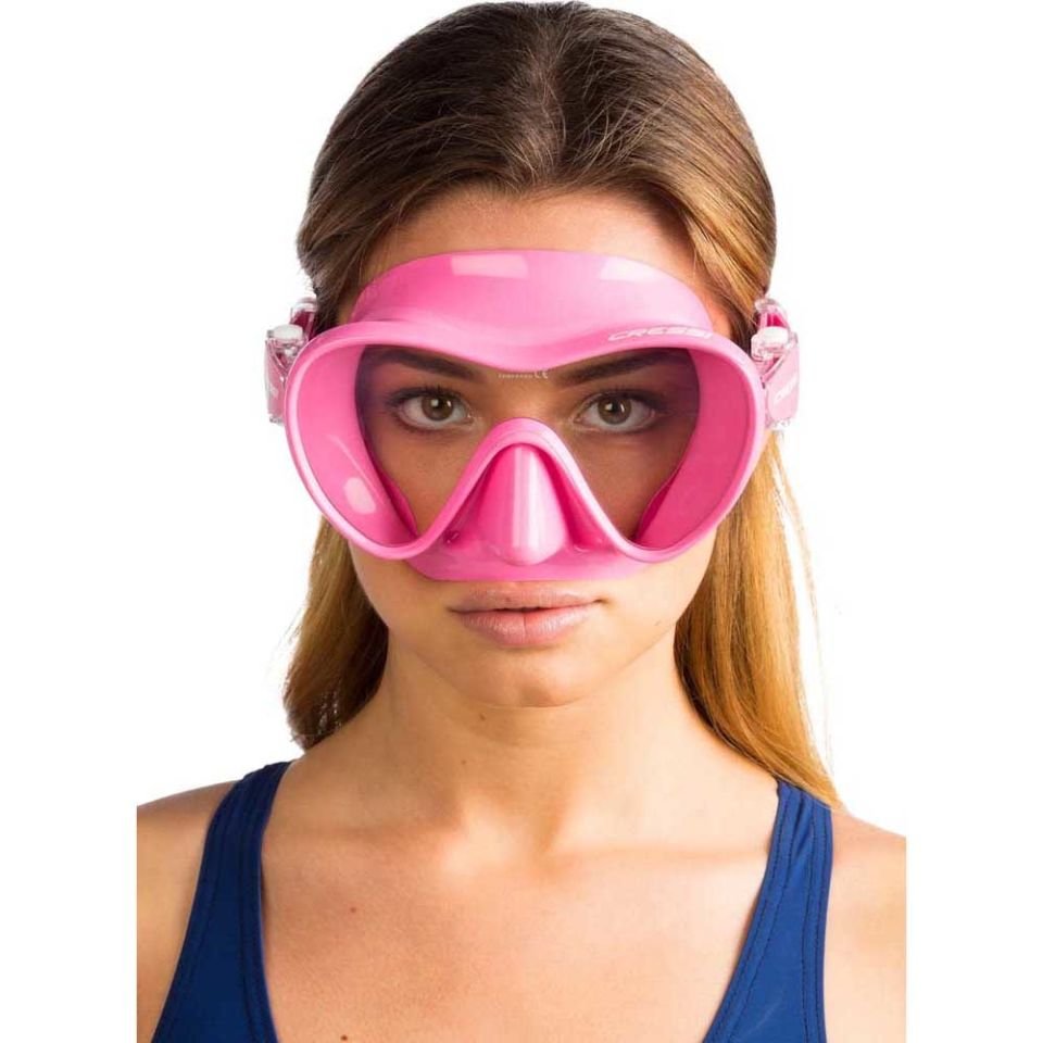 Cressi F1 Frameless Dalış Maskesi PINK - ÇOCUK