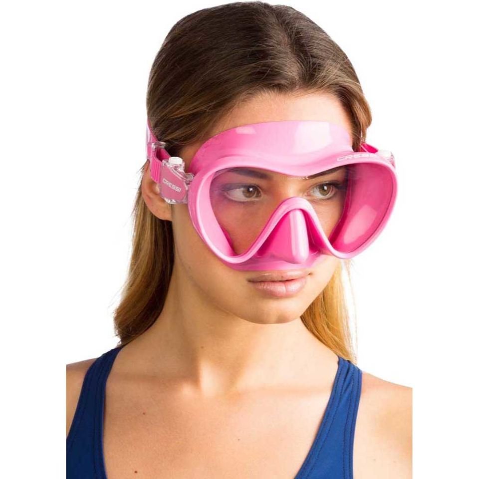 Cressi F1 Frameless Dalış Maskesi PINK - ÇOCUK