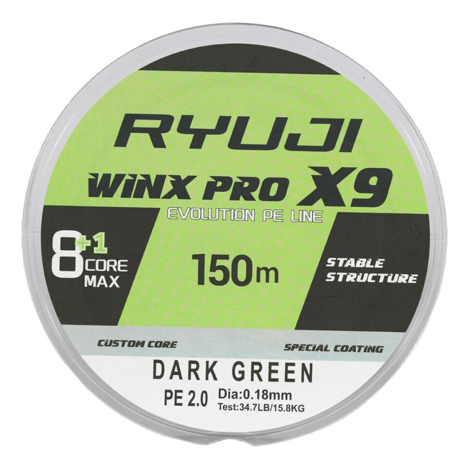 RYUJI WINX PRO X8+1 150M DARK GREEN İP MİSİNA