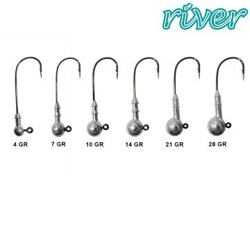 River Big Football Jig Head 28 GR