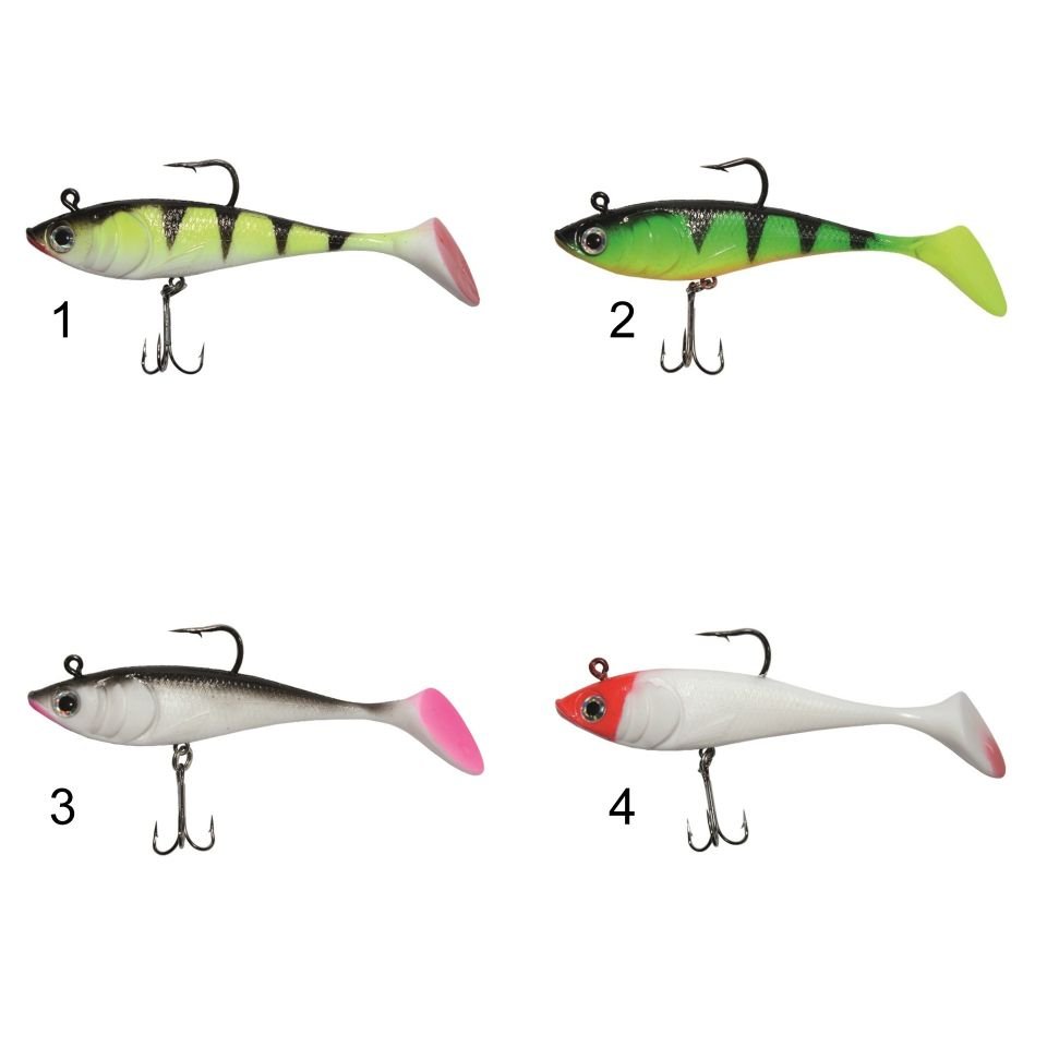 Captain 3543 Crazy Zander Uv Paint 10cm Turna Silikonu Suni Balık