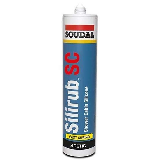 280 ML SOUDAL SILIRUB SC DUŞAKABİN SİLİKONU BEYAZ