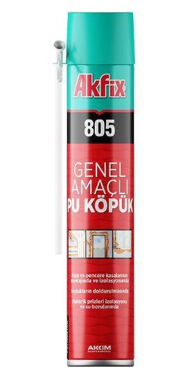 AKFİX 805 PU PİPETLİ KÖPÜK 750ML