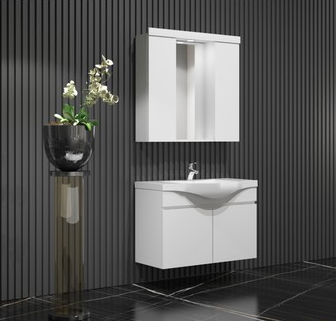 KUALA 100 CM BEYAZ BANYO DOLABI