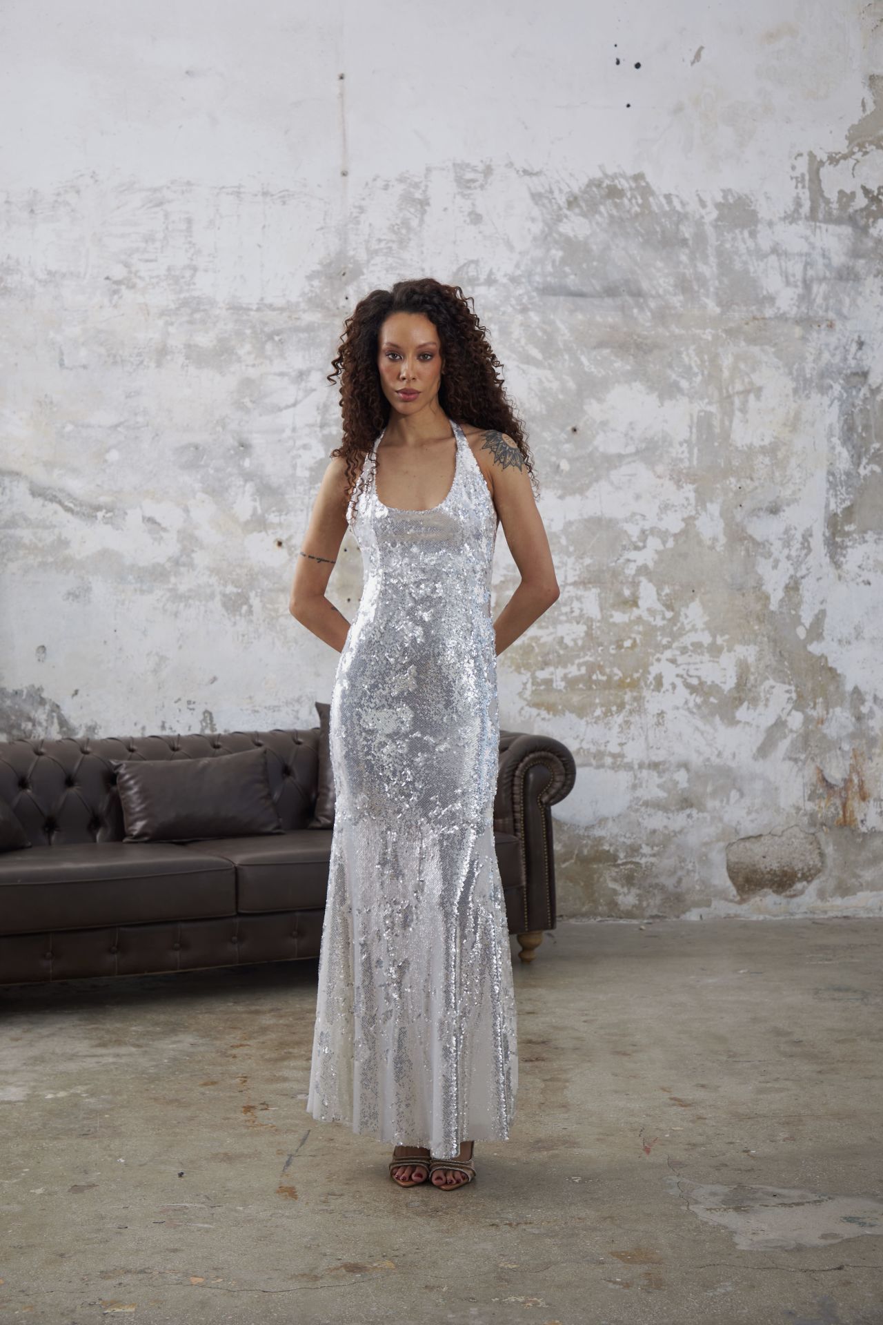 Silver Glamour Dress