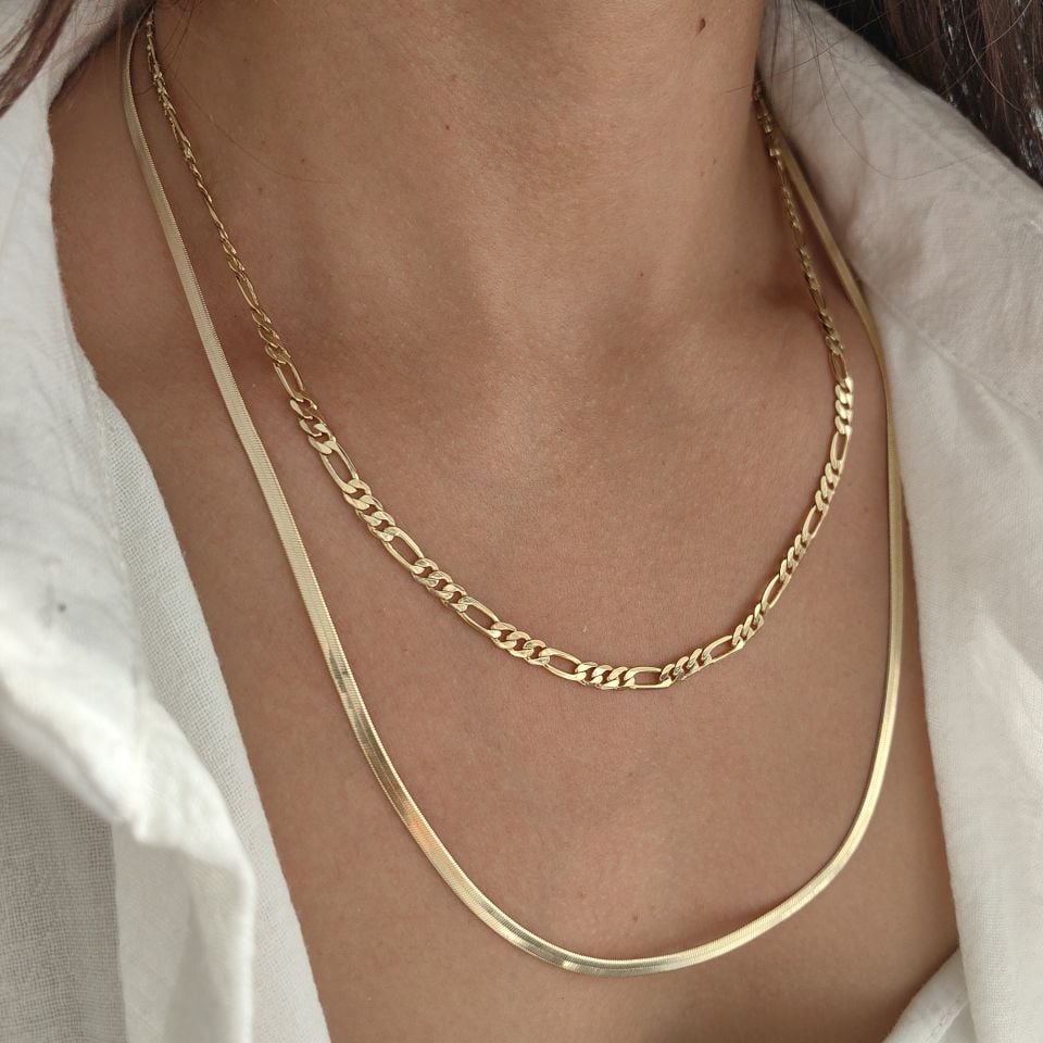 14K ALTIN KAPLAMA ZİNCİRLER
