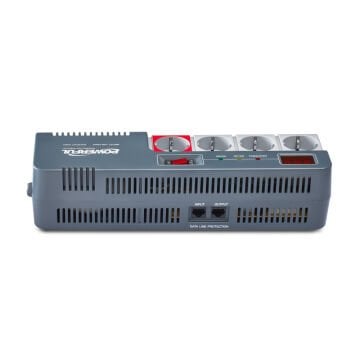 Powerful AVR-1012 1200VA 720 W Buzdolabı-Kombi-TV-Bilgisayar Voltaj Regülatörü