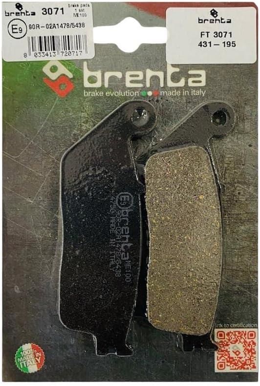 Brenta 431-195 2022-2023 Honda X-ADV 350 Uyumlu Ön Fren Balatası Organik Balata